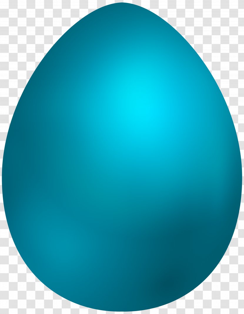 Easter Egg Blue Clip Art - Eggs Transparent PNG