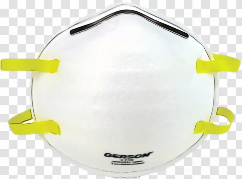 White Yellow Personal Protective Equipment Headgear Costume Transparent PNG