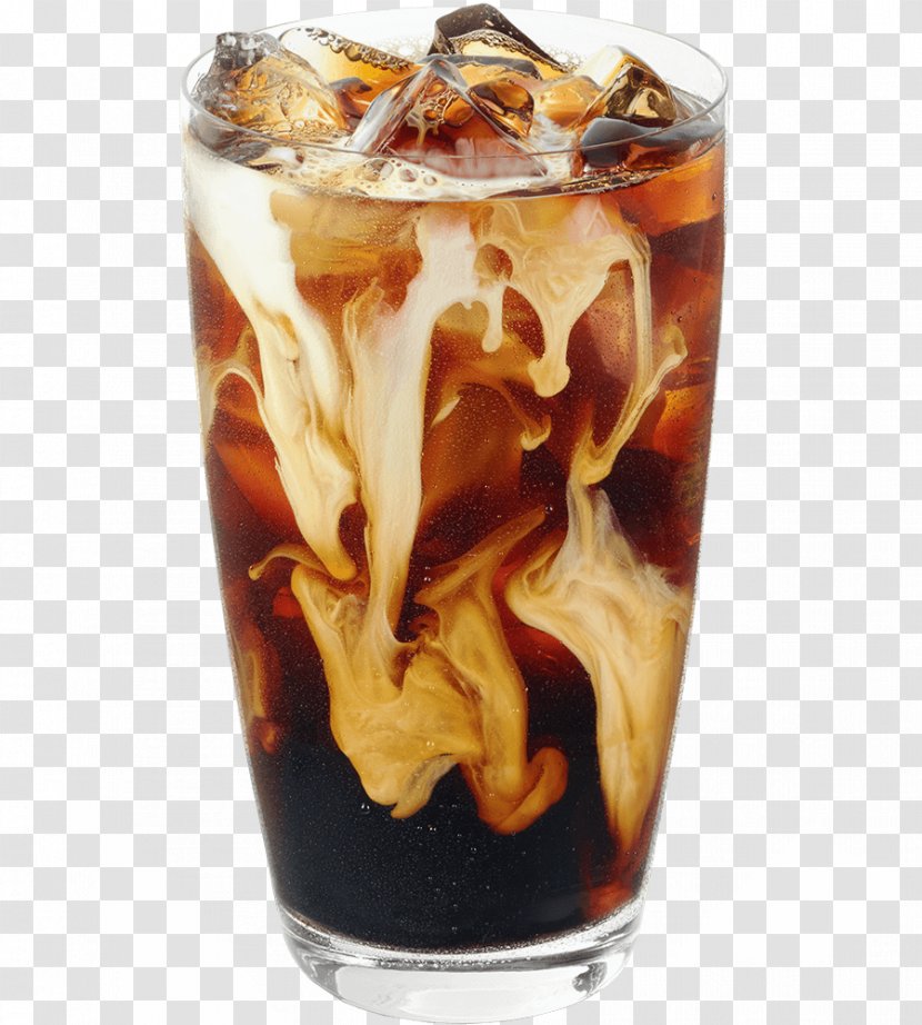 Black Russian White Rum And Coke Flavor - Ice Blended Coffee Transparent PNG