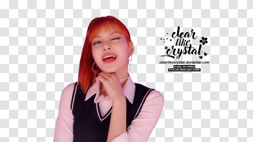 Lisa BLACKPINK As If It's Your Last K-pop Microphone - Flower - Cartoon Transparent PNG