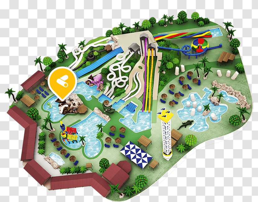 Aquarama Amusement Park Water Map Swimming Pool - Hotel Transparent PNG
