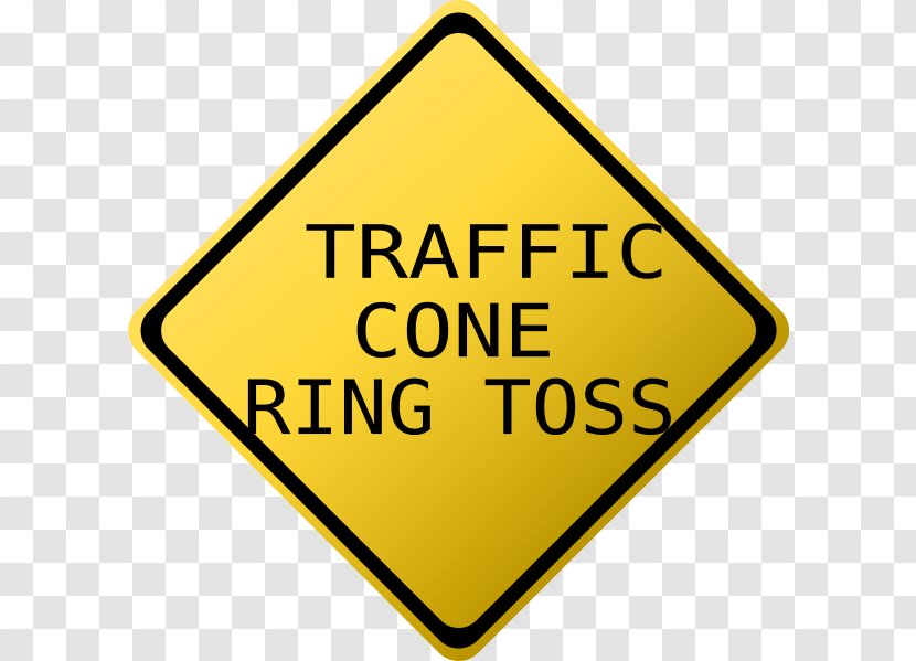 School Zone Traffic Sign Driving College - Road - Ring Toss Transparent PNG