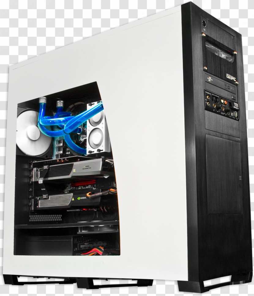 Computer Case Video Card Gaming Workstation - Transparent Background Transparent PNG