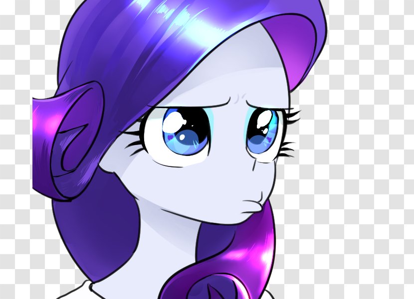 Rarity Pony Twilight Sparkle Rainbow Dash Applejack - Cartoon - Pout Transparent PNG