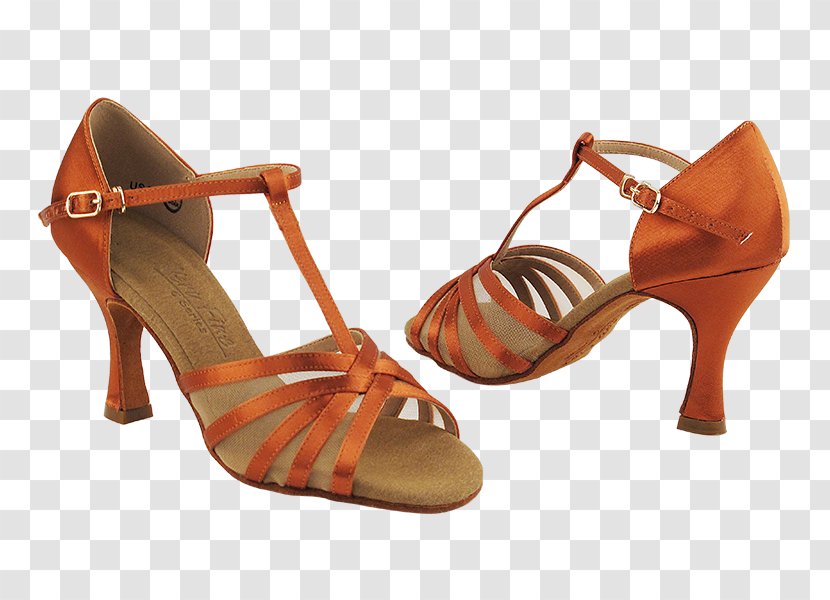 Ballroom Dance Shoe Salsa Bachata - Peach - Dancing Shoes Transparent PNG