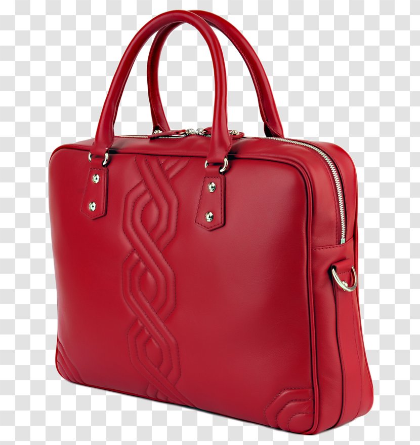 Briefcase Handbag Leather Tote Bag - Shoulder Transparent PNG
