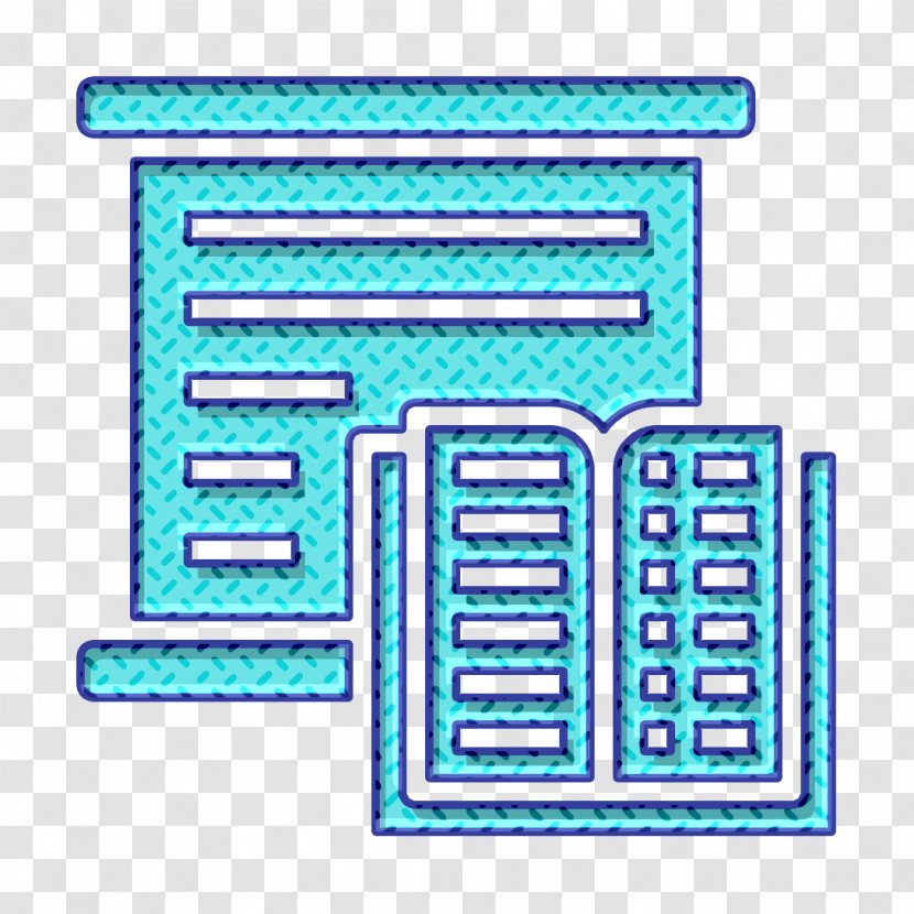 Lesson Icon Studying Icon Book And Learning Icon Transparent PNG