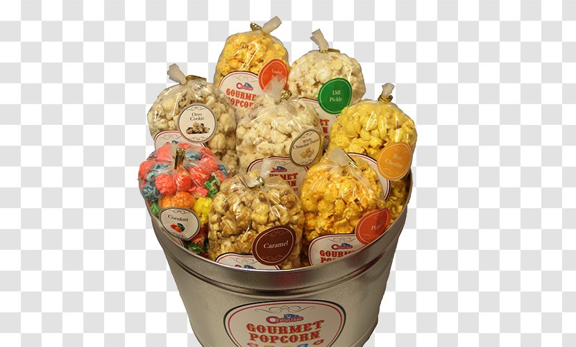 Popcorn Vegetarian Cuisine Junk Food Gift Baskets - Gourmet Transparent PNG