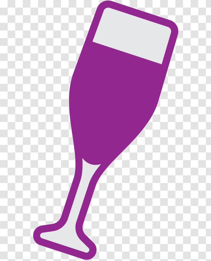 Wine Glass Clip Art Product Design Purple Transparent PNG
