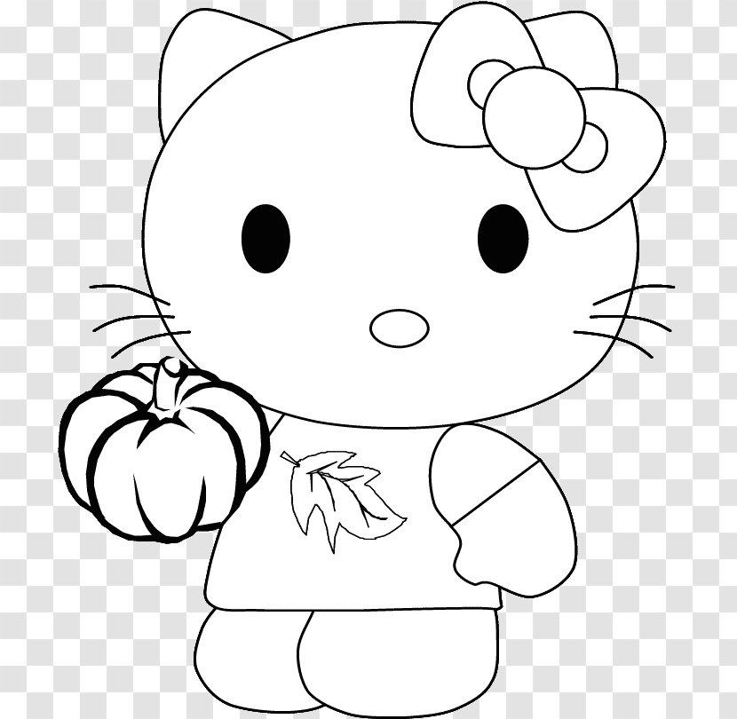Hello Kitty Coloring Book Drawing Kleurplaat Child - Tree - Bb-8 Transparent PNG