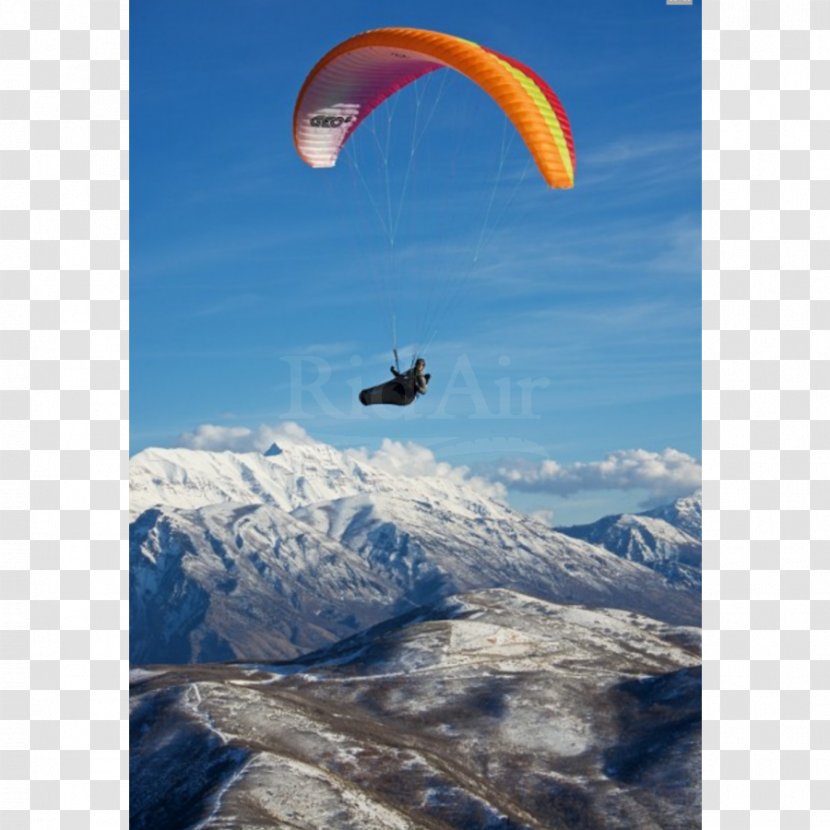 Paragliding Parachute Parachuting Flight Paramotor - Ala Transparent PNG