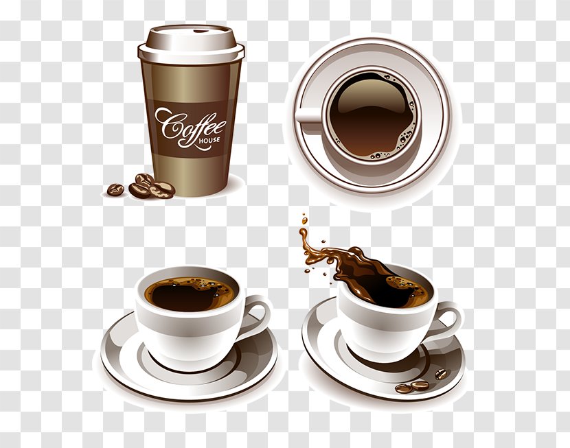 Cafe White Coffee Pizza Turkish - Tableware Transparent PNG