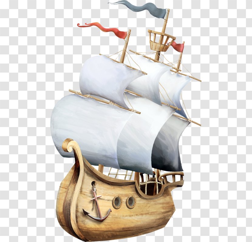 Drawing Clip Art - Longship - Hand-painted Sailing Transparent PNG