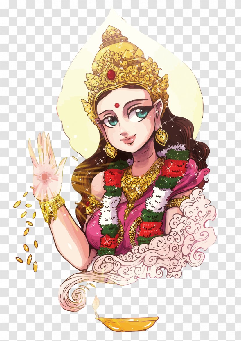 Shiva Shailaputri Hinduism Deity Brahmacharini - Ravana - Vector Sulye Transparent PNG