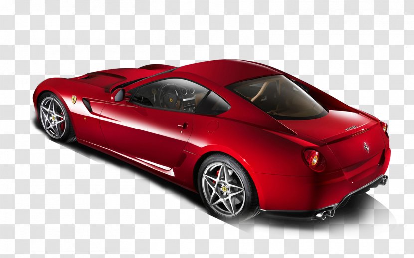 2009 Ferrari 599 GTB Fiorano 2008 Geneva Motor Show Car - Automotive Design - Cool Red Sports Transparent PNG