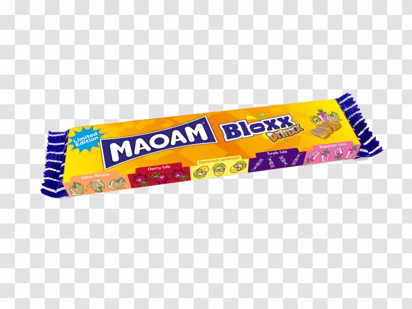 Maoam Bloxx DRINXX 10er Stange (1 Packung) Haribo Candy Transparent PNG