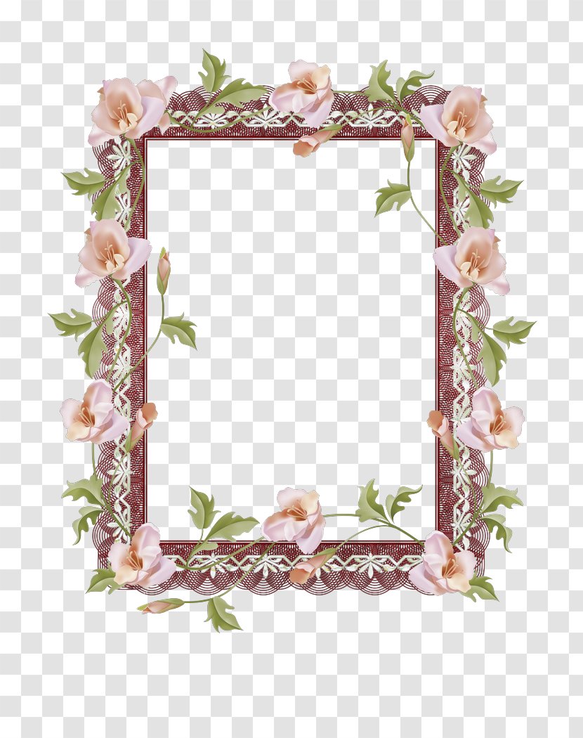 Picture Frames Flower Floral Design Transparent PNG