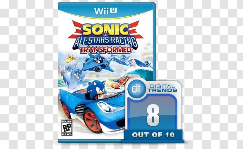 Sonic & Sega All-Stars Racing Riders: Zero Gravity Transformed Wii U - Allstars Transparent PNG