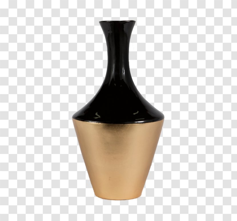 Vase Gold Leaf Gilding Ceramic - Foil Transparent PNG