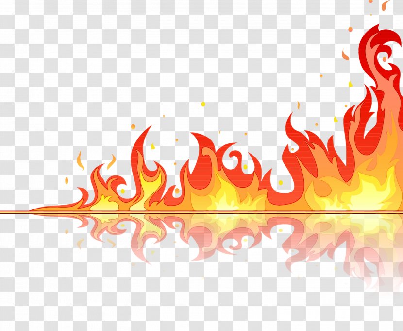 Fire Flame - Text Transparent PNG