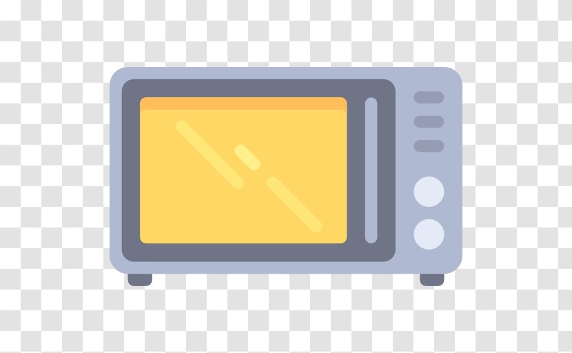 Microwave Oven Home Appliance Icon - Yellow Transparent PNG