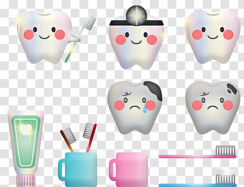 Toothbrush Cartoon - Dentistry - Mask Nose Transparent PNG