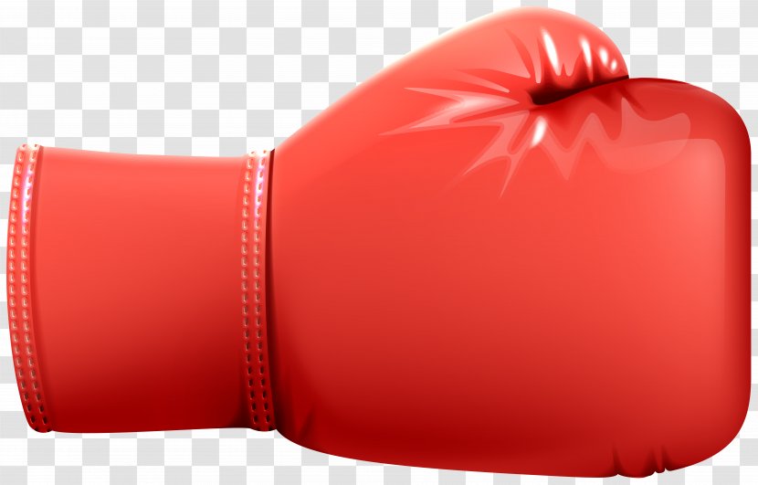 Boxing Glove Clip Art - Orange - Gloves Transparent PNG