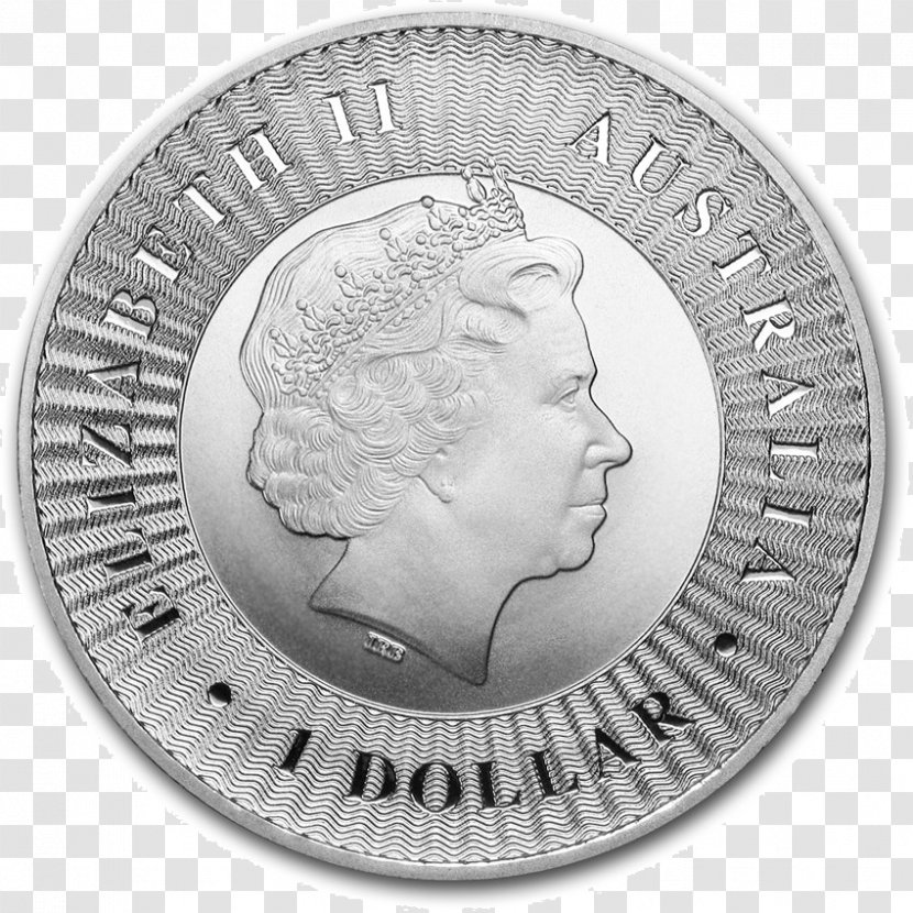 Perth Mint Australian Silver Kangaroo Coin Bullion - Money Transparent PNG