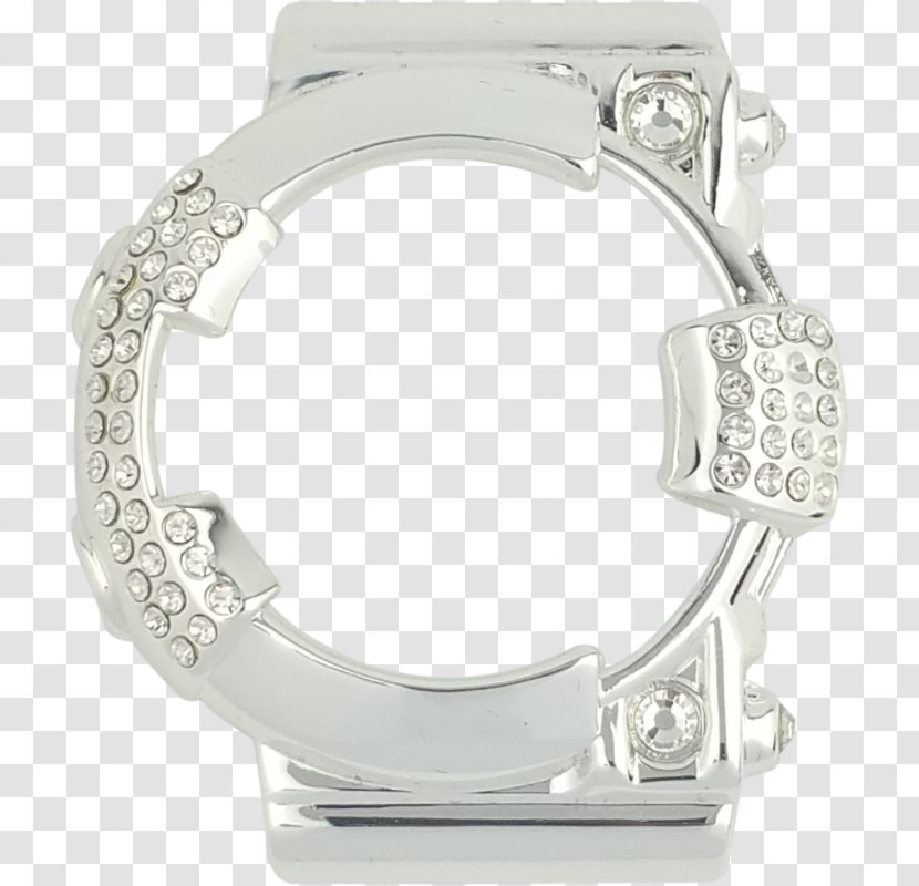 Wedding Ring Watch Strap Silver - Diamond - Metal Bezel Transparent PNG