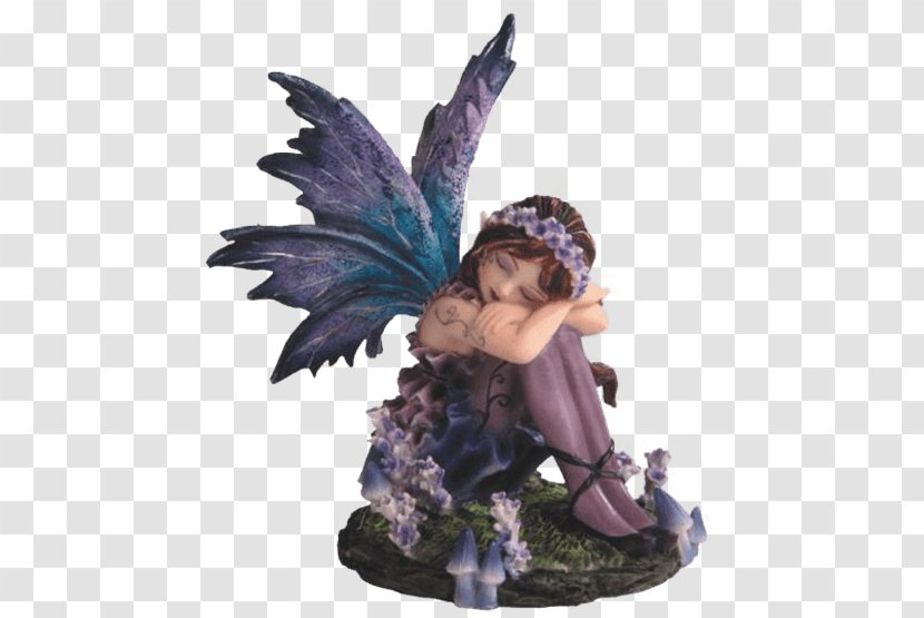 The Fairy With Turquoise Hair Figurine Statue Pixie - Gnome Transparent PNG