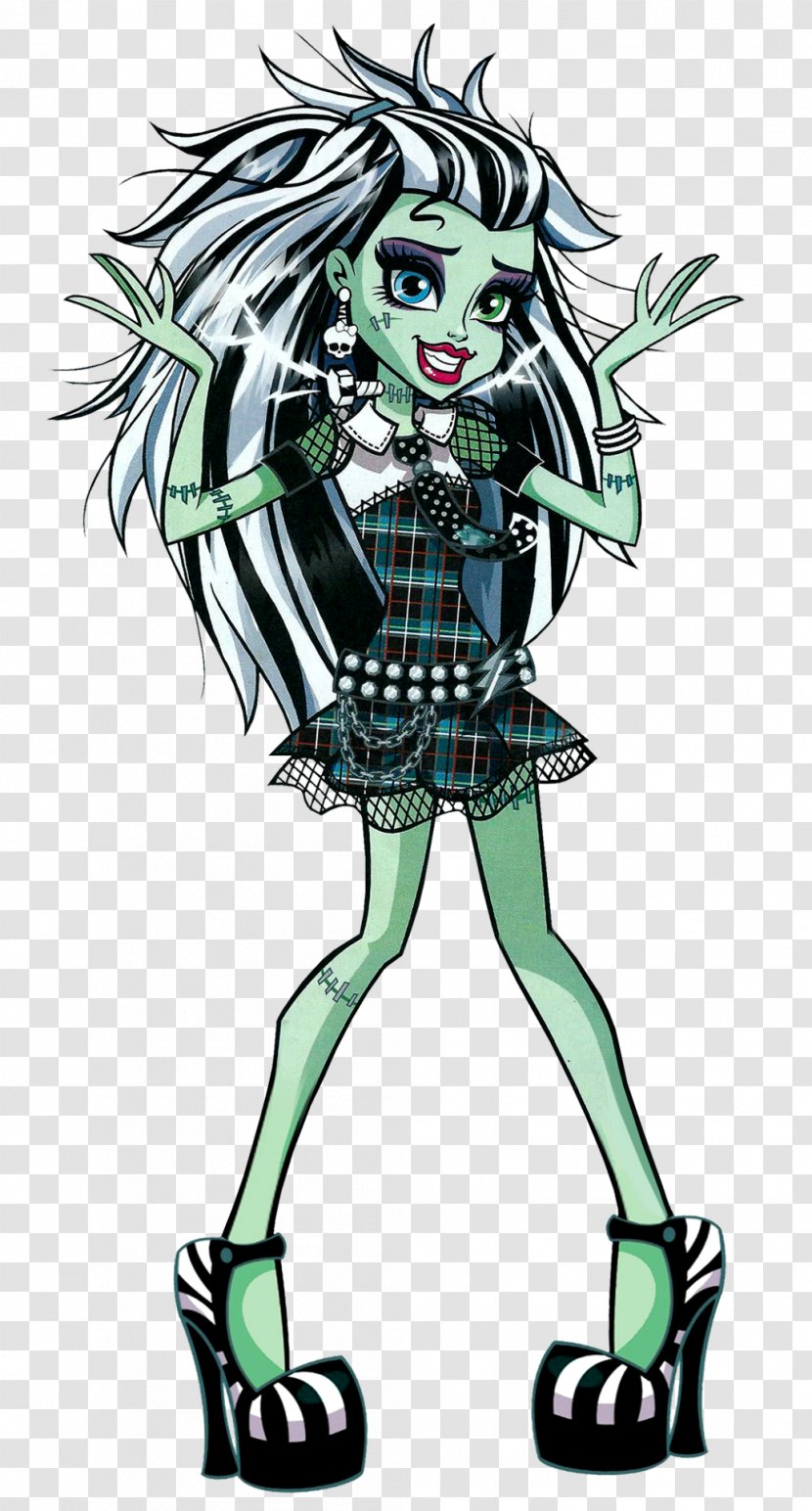 Frankie Stein Frankenstein's Monster High - Watercolor Transparent PNG