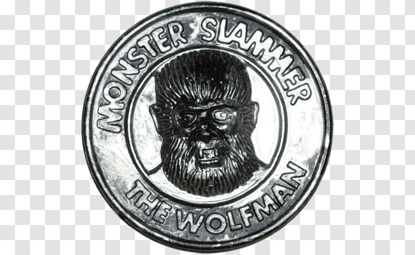 Coin Badge White Font - Universal Monsters Transparent PNG