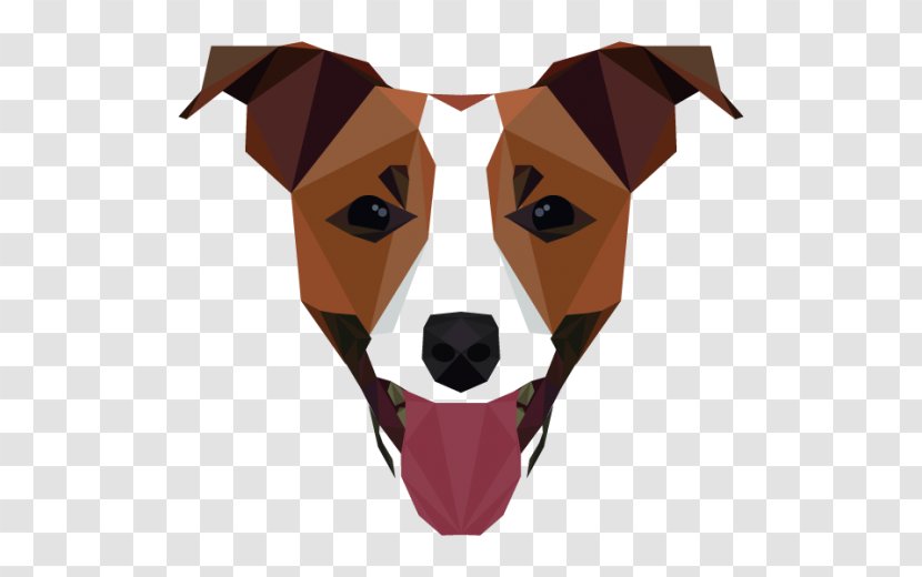 Jack Russell Terrier Graphic Design Art - Poster - Polygonal Transparent PNG