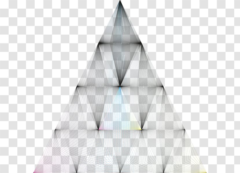 Triangle Symmetry Product Pattern - Adidass Streamer Transparent PNG