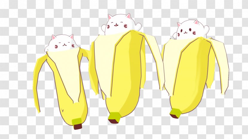 Banana MikuMikuDance DeviantArt - Bananya Transparent PNG