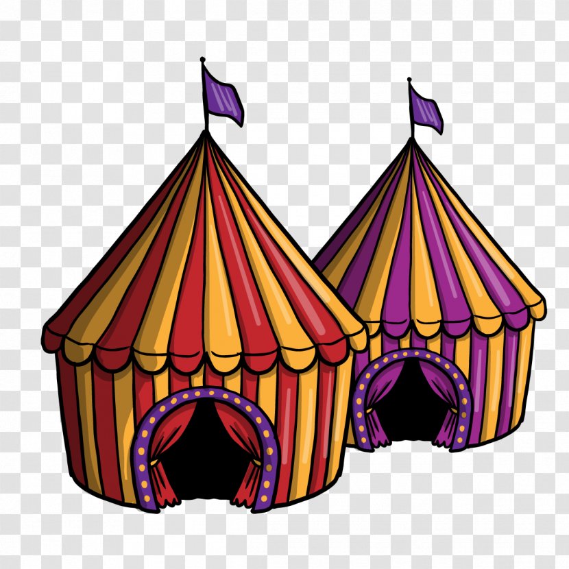 Performance Circus Tent Carpa - Violet - Vector Transparent PNG