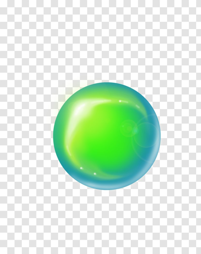 Green Turquoise Sphere Circle - MARBLE Transparent PNG
