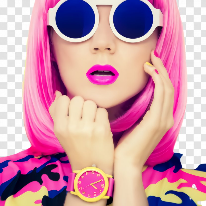 Glasses - Beauty Magenta Transparent PNG