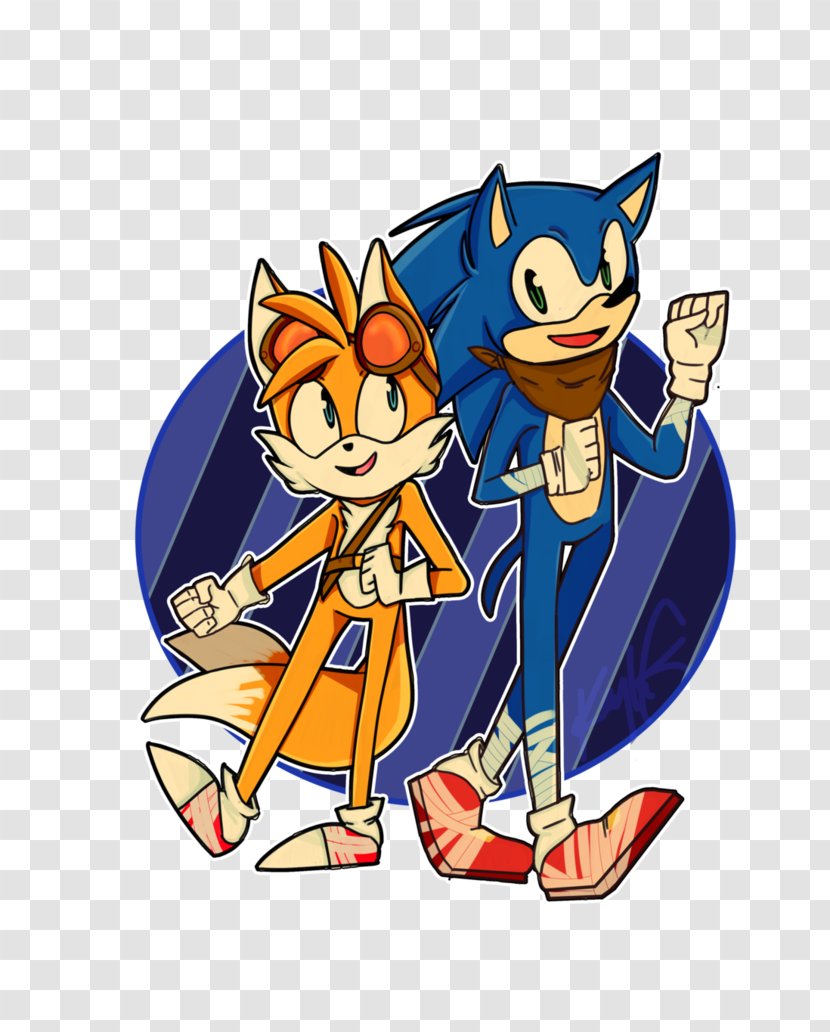 Sonic Chaos Tails The Hedgehog Knuckles Echidna Emeralds - Fiction Transparent PNG