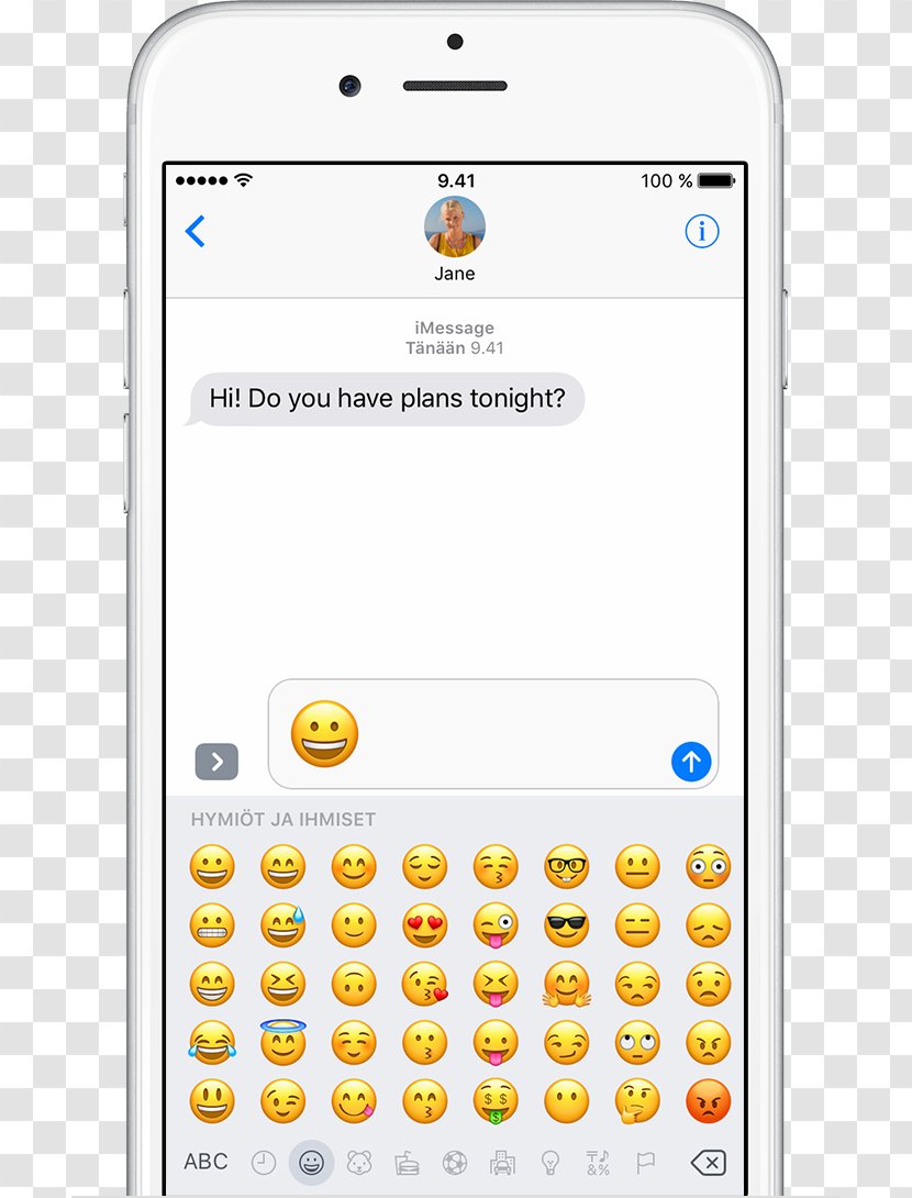 Apple IPhone 7 Plus 6 X IOS 10 - Multimedia - Emoji Transparent PNG