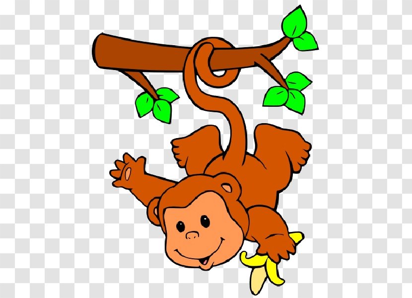 Baby Monkeys Clip Art - Tree - Orangutan Clipart Transparent PNG