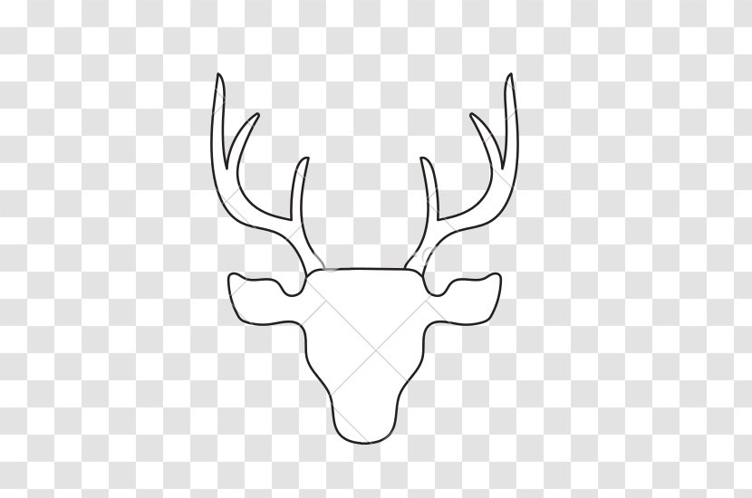 Reindeer Vertebrate Antler Horn - Deer - Head Transparent PNG