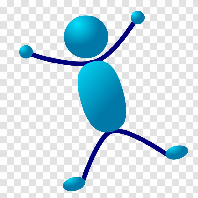 Stick Figure Clip Art - Blue - Twerking Cliparts Transparent PNG