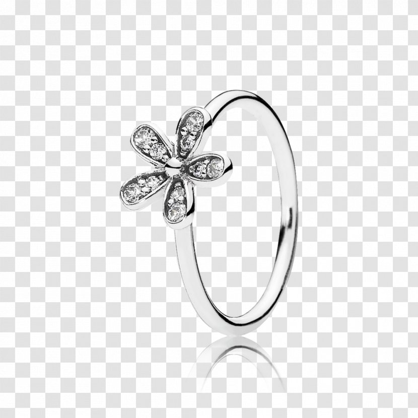 Wedding Ring Silver - Pandora - Engagement Transparent PNG