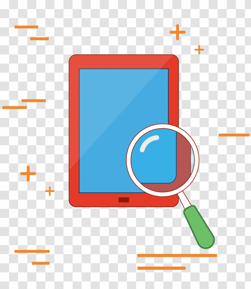 Adobe Illustrator Sign Vector Magnifier Tablet Pc Transparent Png