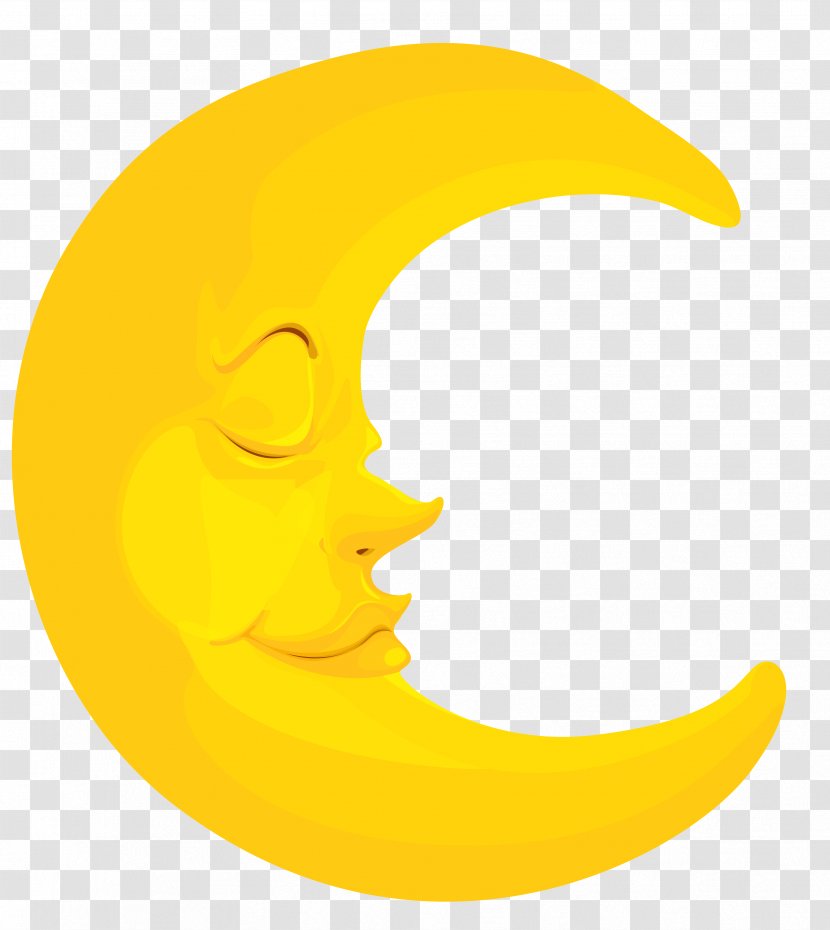 Cartoon Moon - Smile - Cliparts Transparent PNG