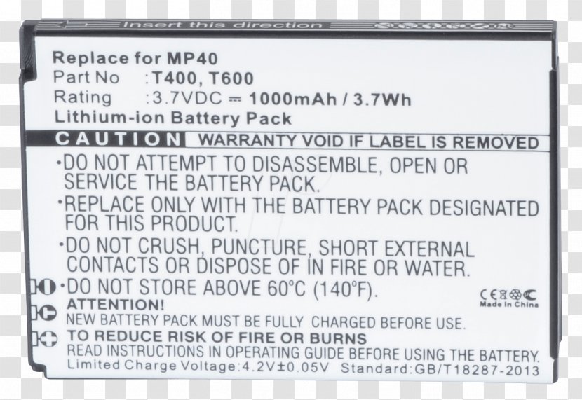 Swissvoice MP40 Rechargeable Battery Switzerland Material Lithium-ion Transparent PNG