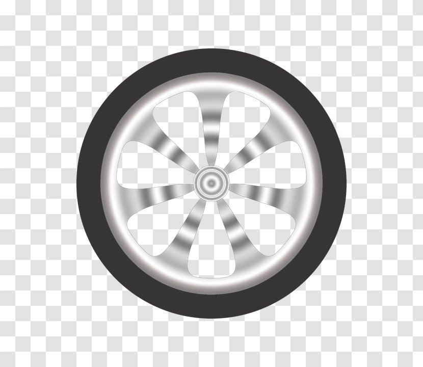 Alloy Wheel Car Tire Rim - Spoke Transparent PNG