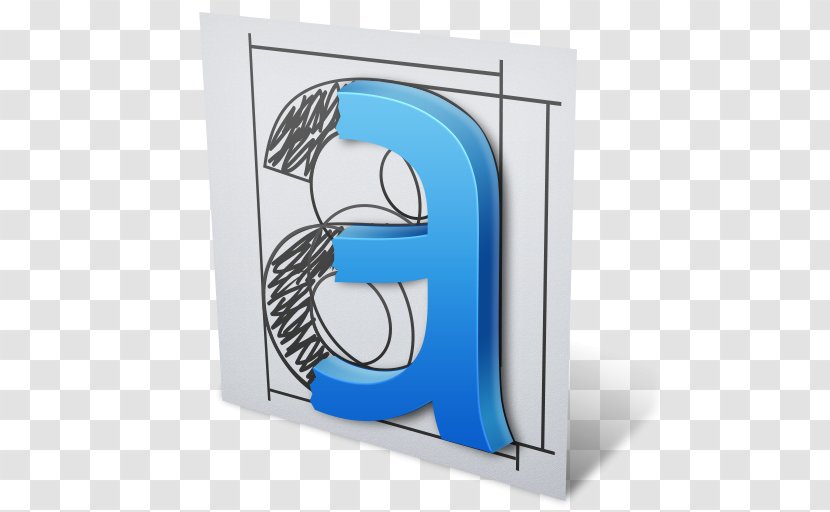 Typography Printing Web Design Icon - A Letter Transparent PNG