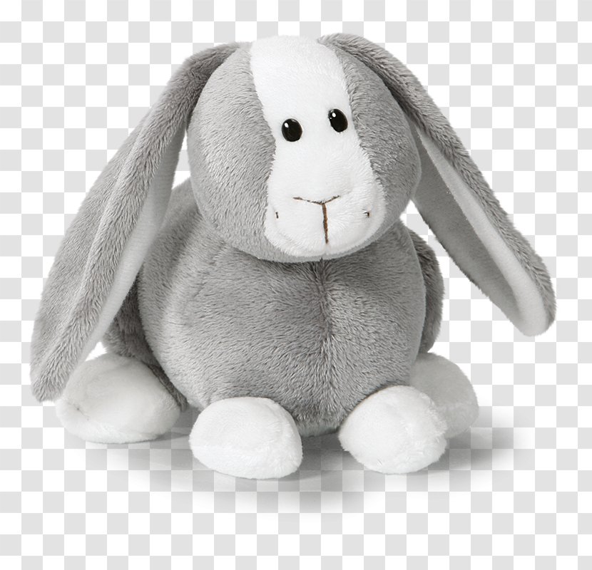Easter Bunny European Rabbit Stuffed Animals & Cuddly Toys Plush - Child - Gray Transparent PNG